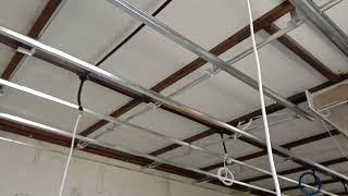new gypsum cieling work bulkhead.#home sandwich panel work.#dubai gym making.glass and aluminium#how