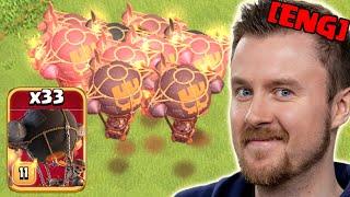 PROS use MASS ROCKET LOONS - Most Difficult Strategy (Clash of Clans)