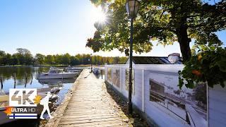 Walking in Ekenäs: Relaxing Autumn Walk in Finland  Slow TV 4K