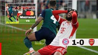 Noussair Mazraoui ( Bayern ) vs Arsenal || Mazraoui masterclass, what a player!!! 