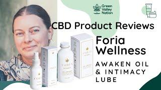 Foria Wellness Awaken Oil & Intimacy Lube CBD Review