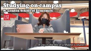 [영국 석사 브이로그] Studying on campus at LSE during pandemic 런던정경대 master's student vlog 2학기도 거의 끝나가요