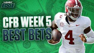 College Football Week 5 BEST BETS AND PICKS | The Early Edge