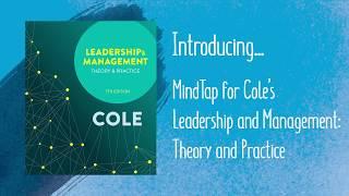 MindTap for Cole, Leadership and Management, 7e