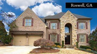 HOME FOR SALE in Roswell, GA - 4 Bedrooms - 3.5 Bathrooms - #AtlantaHomesForSale