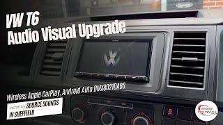 VW T6 Wireless Apple CarPlay Stereo Upgrade KENWOOD DMX8021DABS #volkswagen #caraudio #carplay