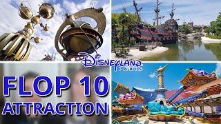 FLOP 10 ATTRACTION DE DISNEYLAND PARIS - C'EST TOTALEMENT DISCUTABLE POUR LE COUP