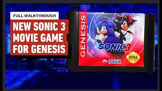 Sonic the Hedgehog 3 Move Game (2024) FULL SEGA GENESIS WALKTHROUGH