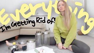 EVERYTHING I'M GETTING RID OF & DECLUTTERING | A BIG CHANGE!