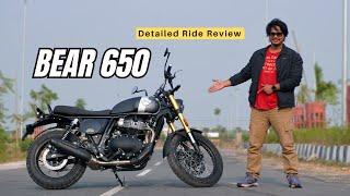 Royal Enfield BEAR 650 Detail Ride Review | Better Than BSA GOLDSSTAR 650?