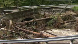 Oxford, CT dealing with massive devastation from historic flooding