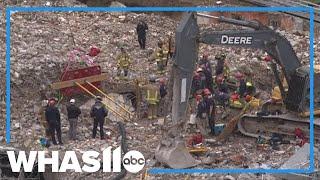 LIVE RESCUE: Louisville crews save worker trapped under construction site