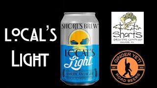 Ginger Yeti Road Beers: Local's Light, Short's Brewing Co.