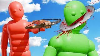 Dynamic AI Fight Each Other with Active Ragdoll Physics in Realistic Simulations!