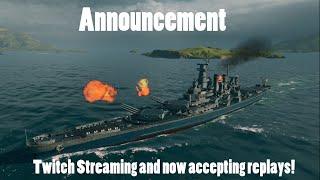 Announcement Video - Twitch Streaming and Wargaming/Gaijin replays