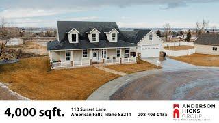 Luxury Home for Sale in American Falls, ID – 4,000 Sqft on a Spacious Lot!