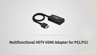 Mcbazel Multifunctional HDTV HDMI Adapter Converter Cable for PS1/PS2