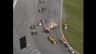 Formula 2000 Race Car Pileup