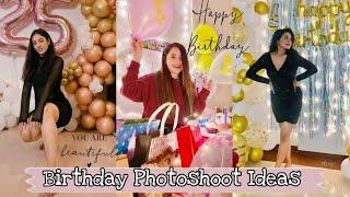 Birthday Photoshoot ideas | Birthday Poses at home | Birthday Photo Poses for girls | Birthday Poses