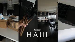 Amazon Haul | Kitchen edition | modern kitchen | dark and moody | home update & more