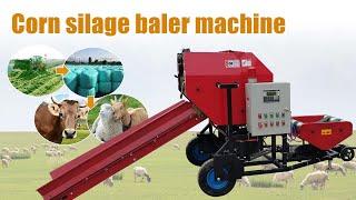 Hot selling corn silage baler machine from Taizy! TS-55-52 fully automatic silage baler machine