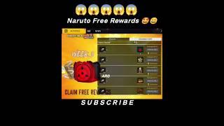 Naruto Free Rewards  FF x Naruto FF New Event/free fire new event#shorts#ff