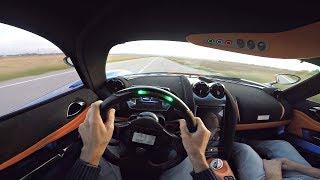 POV Test Drive in the Handmade Mazzanti Evantra Supercar! - 7.0 V8 Engine Sounds!