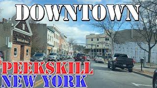 Peekskill - New York - 4K Downtown Drive