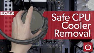 How to Remove a CPU Cooler Safely!