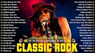 Scorpions, ACDC, Guns N Roses, Bon Jovi, Queen, Aerosmith  Best Classic Rock Songs 80's 90's 