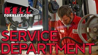 The Service Department | Bell Forklift | Michigan Forklift Dealer