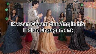 Indian Korean Marriage dance video | Korean Groom dances in his Indian marriage | mylovefromkorea