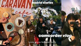 camcorder vlog |  march, spring, cinema, flea market & brunch with friends | madrid diaries VLOG