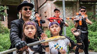 LTT Game Nerf War : Warriors SEAL X Nerf Guns Fight Braum Crazy Catch Criminals Breaking In