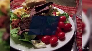 Garlic steak bite salad with tarragon dressing - So Delicious