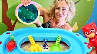 Spielspaß mit den Pyjamahelden - Spielzeugvideo mit Nicole - 4 Folgen am Stück