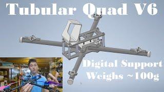 Designing the Ultimate FPV Drone Frame - Tubular Quad V6 CAD Models