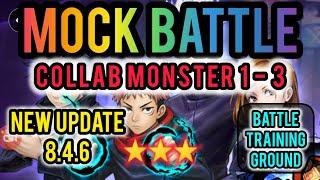 JJK Collab Mock Battle Stage 1 - 3 Summoners War Update 8.4.6