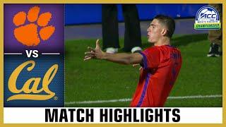 Cal vs. Clemson Match Highlights | 2024 ACC Men's Soccer