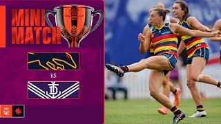 Adelaide Crows v Fremantle Mini Match | Semi Final, 2024 | AFLW