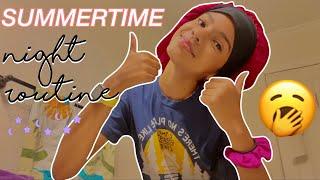 SUMMERTIME NIGHT ROUTINE | Mya’s Portfolio