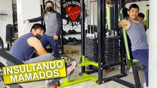 Insultando ejercicios en el GIMNASIO (BROMA)