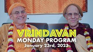 Jan 23rd, 2023 || Vrindavan MONDAY Program