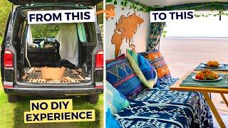 VAN BUILD from Start to Finish | 6 Months Self Conversion in 10 Minutes | VW Transporter T6
