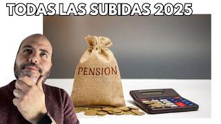 PENSIONES 2025 | Todas las SUBIDAS para JUBILADOS | Más DINERO para las MÍNIMAS #jubilaciondigna