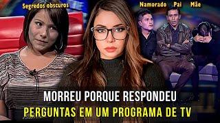 ELA F0I M0RT4 POR CONTAR SEGREDOS EM UM PROGRAMA DE TV #casoscriminais