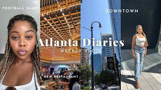 Atlanta Diaries: A weekend in my life Places to go, Trying New Restaurants, Football Game etc.