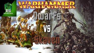 Warhammer Fantasy 6th Edition Battle Report | Dwarfs vs Skaven