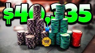 I Played a $40,000 POT and CAN'T BELIEVE THE ENDING?! | Poker Vlog #292