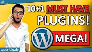 WORDPRESS PLUGINS [Deutsch]: Top 10 + 1 Plugins Die Du Kennen Musst! | MUST HAVE 2025 | WPerfolg.de